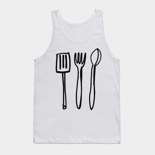 Retro Utensils Tank Top